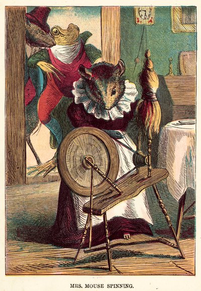 Madame Souris filant - English School